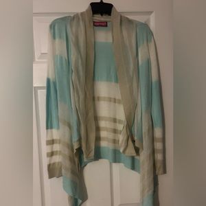 ⭐️ Light weight, “SayWhat”, size large, ladies. Cardigan.